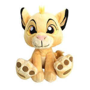 Disney Parks Authentic Original Lion King Simba Stuffed Animal Plush Big Feet
